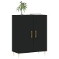 vidaXL Sideboard Schwarz 69,5x34x90 cm Holzwerkstoff vidaXL Sideboard Schwarz 69,5x34x90 cm Holzwerkstoff
