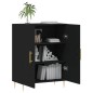 vidaXL Sideboard Schwarz 69,5x34x90 cm Holzwerkstoff vidaXL Sideboard Schwarz 69,5x34x90 cm Holzwerkstoff