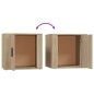 vidaXL Nachttisch Sonoma-Eiche 50x39x47 cm vidaXL Nachttisch Sonoma-Eiche 50x39x47 cm
