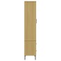 vidaXL Bücherschrank OSLO Metallbeine Braun 85x35x172,5 cm Massivholz vidaXL Bücherschrank OSLO Metallbeine Braun 85x35x172,5 cm Massivholz