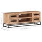 vidaXL TV-Schrank 110x30x40 cm Akazie Massivholz vidaXL TV-Schrank 110x30x40 cm Akazie Massivholz