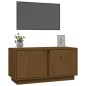 vidaXL TV-Schrank Honigbraun 80x35x40,5 cm Massivholz Kiefer vidaXL TV-Schrank Honigbraun 80x35x40,5 cm Massivholz Kiefer