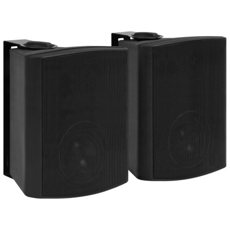 vidaXL Wandlautsprecher Stereo 2 Stk. Schwarz Indoor Outdoor 120 W