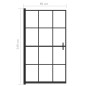 vidaXL Duschkabine ESG 80x140 cm Schwarz vidaXL Duschkabine ESG 80x140 cm Schwarz