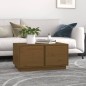 vidaXL Couchtisch Honigbraun 80x50x40 cm Massivholz Kiefer vidaXL Couchtisch Honigbraun 80x50x40 cm Massivholz Kiefer