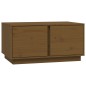 vidaXL Couchtisch Honigbraun 80x50x40 cm Massivholz Kiefer vidaXL Couchtisch Honigbraun 80x50x40 cm Massivholz Kiefer