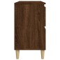 vidaXL Waschbeckenunterschrank Braun Eichen-Optik 80x33x60 cm vidaXL Waschbeckenunterschrank Braun Eichen-Optik 80x33x60 cm