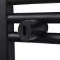 Handtuchheizkörper Warmwasser Gerade Schwarz 500x764 mm Handtuchheizkörper Warmwasser Gerade Schwarz 500x764 mm