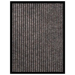 vidaXL Fußmatte Beige Gestreift 40x60 cm