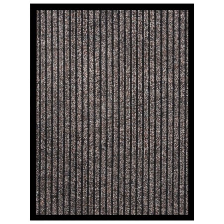 vidaXL Fußmatte Beige Gestreift 40x60 cm