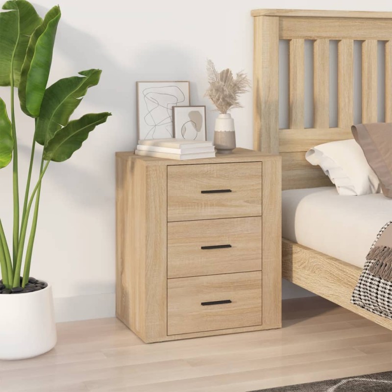 vidaXL Nachttisch Sonoma-Eiche 50x36x60 cm Holzwerkstoff vidaXL Nachttisch Sonoma-Eiche 50x36x60 cm Holzwerkstoff
