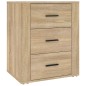 vidaXL Nachttisch Sonoma-Eiche 50x36x60 cm Holzwerkstoff vidaXL Nachttisch Sonoma-Eiche 50x36x60 cm Holzwerkstoff