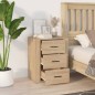 vidaXL Nachttisch Sonoma-Eiche 50x36x60 cm Holzwerkstoff vidaXL Nachttisch Sonoma-Eiche 50x36x60 cm Holzwerkstoff