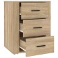 vidaXL Nachttisch Sonoma-Eiche 50x36x60 cm Holzwerkstoff vidaXL Nachttisch Sonoma-Eiche 50x36x60 cm Holzwerkstoff