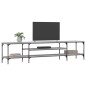 vidaXL TV-Schrank Grau Sonoma 201x35x45 cm Holzwerkstoff & Eisen vidaXL TV-Schrank Grau Sonoma 201x35x45 cm Holzwerkstoff & Eisen