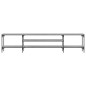 vidaXL TV-Schrank Grau Sonoma 201x35x45 cm Holzwerkstoff & Eisen vidaXL TV-Schrank Grau Sonoma 201x35x45 cm Holzwerkstoff & Eisen