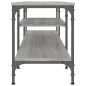 vidaXL TV-Schrank Grau Sonoma 201x35x45 cm Holzwerkstoff & Eisen vidaXL TV-Schrank Grau Sonoma 201x35x45 cm Holzwerkstoff & Eisen