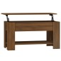 vidaXL Couchtisch Braun Eichen-Optik 101x49x52 cm Holzwerkstoff vidaXL Couchtisch Braun Eichen-Optik 101x49x52 cm Holzwerkstoff