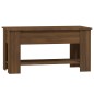 vidaXL Couchtisch Braun Eichen-Optik 101x49x52 cm Holzwerkstoff vidaXL Couchtisch Braun Eichen-Optik 101x49x52 cm Holzwerkstoff