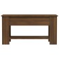 vidaXL Couchtisch Braun Eichen-Optik 101x49x52 cm Holzwerkstoff vidaXL Couchtisch Braun Eichen-Optik 101x49x52 cm Holzwerkstoff