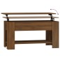 vidaXL Couchtisch Braun Eichen-Optik 101x49x52 cm Holzwerkstoff vidaXL Couchtisch Braun Eichen-Optik 101x49x52 cm Holzwerkstoff