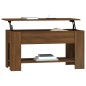 vidaXL Couchtisch Braun Eichen-Optik 101x49x52 cm Holzwerkstoff vidaXL Couchtisch Braun Eichen-Optik 101x49x52 cm Holzwerkstoff