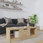 vidaXL Couchtisch Sonoma-Eiche 102x50x36 cm Holzwerkstoff vidaXL Couchtisch Sonoma-Eiche 102x50x36 cm Holzwerkstoff