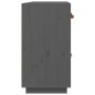 vidaXL Sideboard Grau 98,5x40x75 cm Massivholz Kiefer vidaXL Sideboard Grau 98,5x40x75 cm Massivholz Kiefer