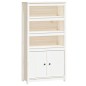 vidaXL Highboard Weiß 80x35x154 cm Massivholz Kiefer vidaXL Highboard Weiß 80x35x154 cm Massivholz Kiefer