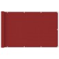 vidaXL Balkon-Sichtschutz Rot 120x600 cm HDPE vidaXL Balkon-Sichtschutz Rot 120x600 cm HDPE
