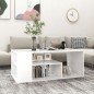 vidaXL Couchtisch Weiß 100x50x40 cm Holzwerkstoff vidaXL Couchtisch Weiß 100x50x40 cm Holzwerkstoff