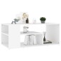 vidaXL Couchtisch Weiß 100x50x40 cm Holzwerkstoff vidaXL Couchtisch Weiß 100x50x40 cm Holzwerkstoff