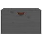 vidaXL Wandschrank Grau 60x30x35 cm Massivholz Kiefer vidaXL Wandschrank Grau 60x30x35 cm Massivholz Kiefer