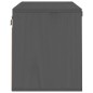 vidaXL Wandschrank Grau 60x30x35 cm Massivholz Kiefer vidaXL Wandschrank Grau 60x30x35 cm Massivholz Kiefer