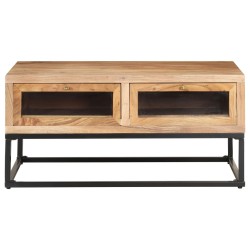 vidaXL Couchtisch 90x60x40 cm Massivholz Akazie 
