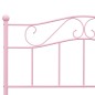 vidaXL Bettgestell Rosa Metall 160x200 cm vidaXL Bettgestell Rosa Metall 160x200 cm