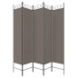vidaXL 5-tlg. Paravent Anthrazit 200x200 cm Stoff vidaXL 5-tlg. Paravent Anthrazit 200x200 cm Stoff