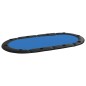 vidaXL Poker-Tischauflage Klappbar 10 Spieler Blau 208x106x3 cm vidaXL Poker-Tischauflage Klappbar 10 Spieler Blau 208x106x3 cm