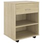 vidaXL Rollschrank Sonoma-Eiche 46x36x59 cm Holzwerkstoff vidaXL Rollschrank Sonoma-Eiche 46x36x59 cm Holzwerkstoff