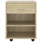 vidaXL Rollschrank Sonoma-Eiche 46x36x59 cm Holzwerkstoff vidaXL Rollschrank Sonoma-Eiche 46x36x59 cm Holzwerkstoff