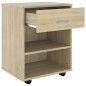 vidaXL Rollschrank Sonoma-Eiche 46x36x59 cm Holzwerkstoff vidaXL Rollschrank Sonoma-Eiche 46x36x59 cm Holzwerkstoff
