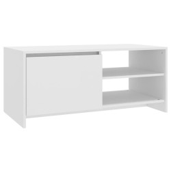 vidaXL Couchtisch Weiß 102x50x45 cm Holzwerkstoff
