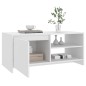 vidaXL Couchtisch Weiß 102x50x45 cm Holzwerkstoff vidaXL Couchtisch Weiß 102x50x45 cm Holzwerkstoff