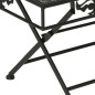 vidaXL Couchtisch Klappbar Vintage-Stil Metall 100x50x45 cm Schwarz vidaXL Couchtisch Klappbar Vintage-Stil Metall 100x50x45 cm Schwarz