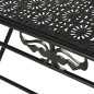 vidaXL Couchtisch Klappbar Vintage-Stil Metall 100x50x45 cm Schwarz vidaXL Couchtisch Klappbar Vintage-Stil Metall 100x50x45 cm Schwarz
