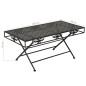 vidaXL Couchtisch Klappbar Vintage-Stil Metall 100x50x45 cm Schwarz vidaXL Couchtisch Klappbar Vintage-Stil Metall 100x50x45 cm Schwarz