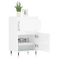vidaXL Sideboards 2 Stk. Hochglanz-Weiß 40x35x70 cm Holzwerkstoff vidaXL Sideboards 2 Stk. Hochglanz-Weiß 40x35x70 cm Holzwerkstoff