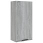 vidaXL Wand-Badschrank Grau Sonoma 32x20x67 cm vidaXL Wand-Badschrank Grau Sonoma 32x20x67 cm