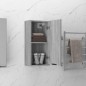 vidaXL Wand-Badschrank Grau Sonoma 32x20x67 cm vidaXL Wand-Badschrank Grau Sonoma 32x20x67 cm