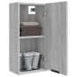 vidaXL Wand-Badschrank Grau Sonoma 32x20x67 cm vidaXL Wand-Badschrank Grau Sonoma 32x20x67 cm